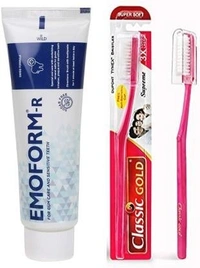 EMOFORM Emoform R Toothpaste 150 G + Super Soft Toothbrush (2 Items in the set) - 1