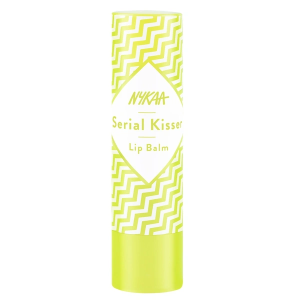NYKAA Nykaa Serial Kisser Moisturising Lip Balm With Shea Butter & Vitamin E - Green Apple