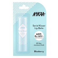 Nykaa Serial Kisser Moisturising Lip Balm With Shea Butter & Vitamin E - Blueberry