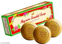 MYSORE SANDAL Sandal Soap (3 x 150 g)