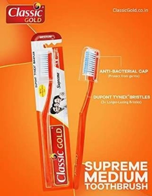 AJAY TB101 Toothbrush (1Pc) + Classic Medium Tooth Brush (12 PC)  (13 Items in the set)