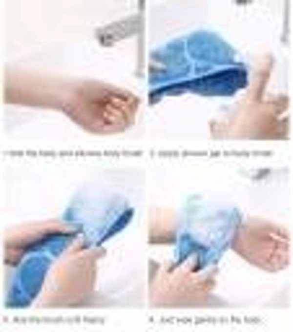 Stnemrag Silica Gel Bath Brush (1-PC) () - 1