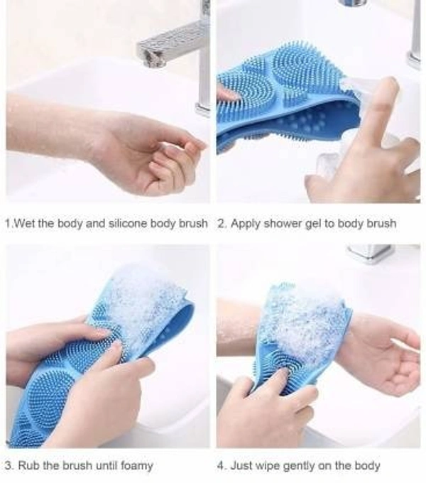 Stnemrag Silica Gel Bath Brush (1Pc) ()