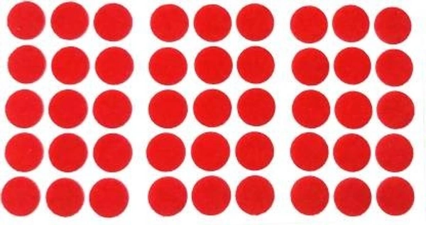 Suhag Supreme Kumkum Round Bindi Box with 15 Flaps Size 5 diameter 6mm Red forehead Bindis + Liner + Red Sindoor combo pack Women Red Bindis (Bengali Bindi ,Marathi , mulgi)