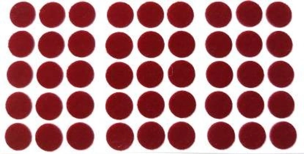 Suhag Supreme Kumkum Round Bindi Box with 15 Flaps Size 4 diameter 10mm forehead Maroon Bindis (Bengali Bindi ,Marathi , mulgi) Women Maroon Bindis (Bengali Bindi ,Marathi , mulgi)