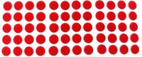 Suhag Supreme Kumkum Round Bindi Box with 15 Flaps Size 5 diameter 6mm Red forehead Red Bindis Women Red Bindis (Bengali Bindi ,Marathi , mulgi) - 1