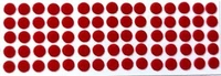 Suhag Supreme Kumkum Round Bindi Box with 15 Flaps Size 8 diameter 6mm Red forehead Red Bindis Women Red Bindis (Bengali Bindi ,Marathi , mulgi)
