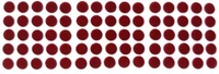 Suhag Supreme Kumkum Round Bindi Box with 15 Flaps Size 6 diameter 10mm forehead Maroon Bindis Women Maroon Bindis (Bengali Bindi ,Marathi , mulgi) - Maroon