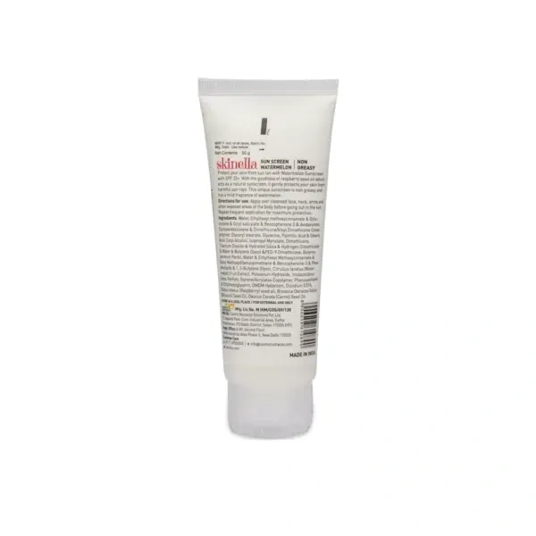 SKINELLA Sunscreen - SPF 25+ sun screen Non Greasy, Watermelon (50 g)
