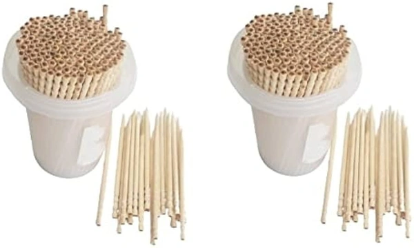 Stnemrag Wooden Toothpicks (400 Pc) (Pack of 2)