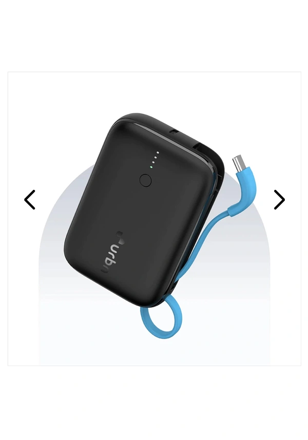 urbn 10000 mAh type-c nano Powerbank  - nano, Black