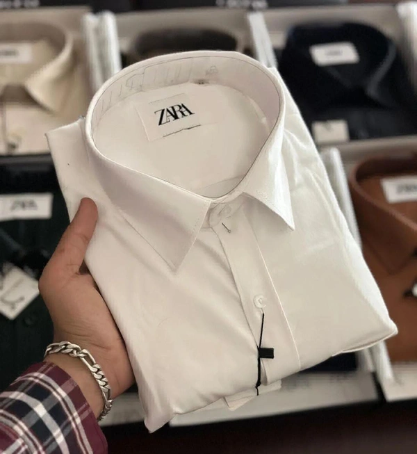 ZARA FULL SLEEVE SHIRTS  - Black, M