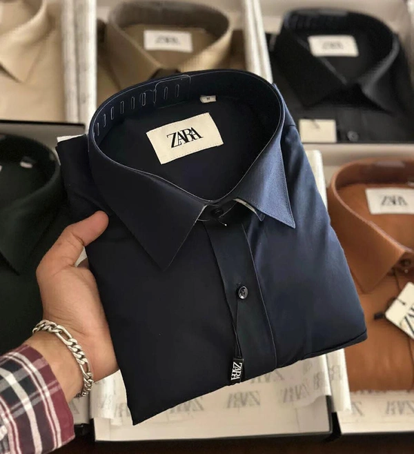 ZARA FULL SLEEVE SHIRTS  - Black, XXL