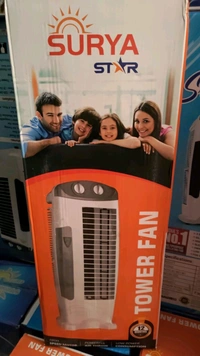 Surya Star Tower Fan Air Cooler  - Limited, White