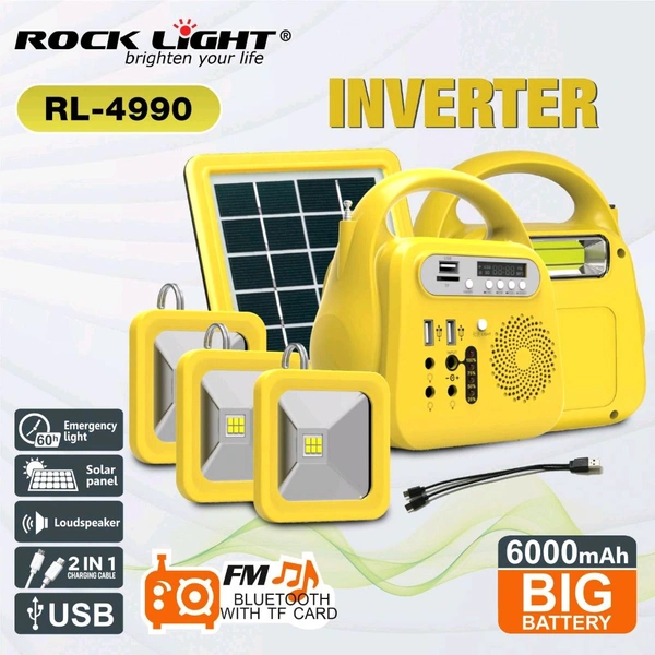 Rocklight  Rock light RL-4990 - Gold, 6000mah
