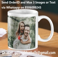Personalizied Photo White Mug with Logo, Message, Photo Print - 1