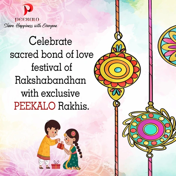Peekalo Kids Astronaut and Captain America Rakhi (Set of 2)