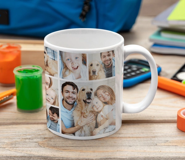 Personalizied Photo White Mug with Logo, Message, Photo Print - 1