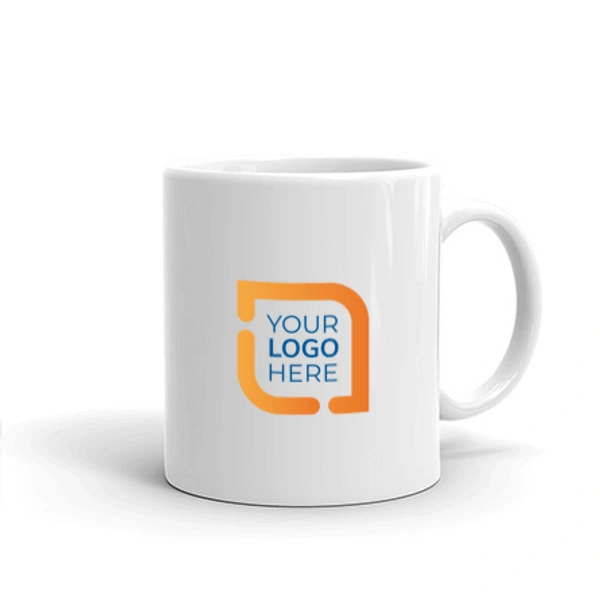Customized White Mug with Logo, Message, Photo Print - 1