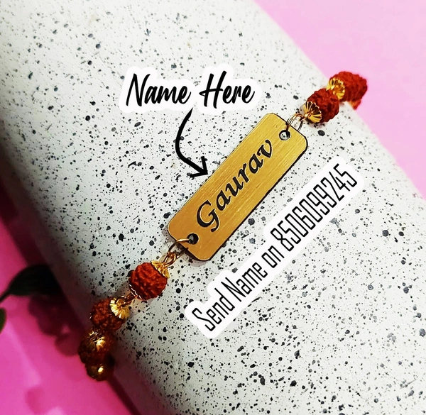Peekalo Personalized Name Designer Rakhi (Set of 1)
