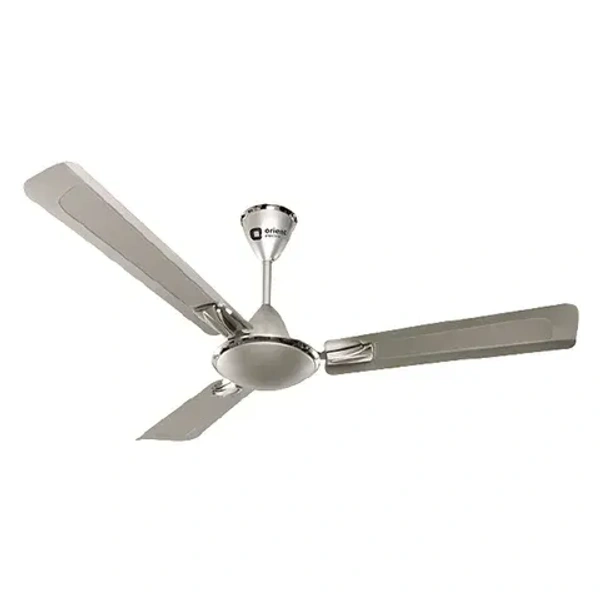 Orient Decorative Gratia Shine HS   1 Star Ceiling Fan - 1050 mm, Silky Silver