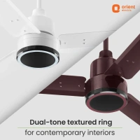 1200mm Ecotech Prime BLDC 5 Star Rated Ceiling Fan With Remote  - 1200 mm, white
