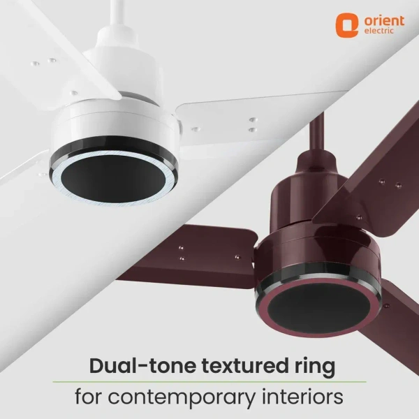 1200mm Ecotech Prime BLDC 5 Star Rated Ceiling Fan With Remote  - 1200 mm, white
