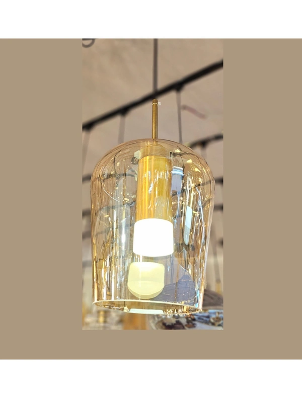 Delamps Glass Ceiling Pendant Light Club Lighting for Kitchen Island 18X49Cm|64036745PNK