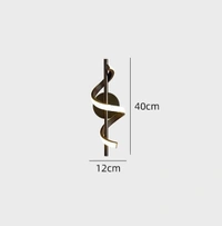 delamps Modern Spiral Shape Classic LED Wall Lamp Lighting Fixture Light for Living Room Bedroom Bedside - Tricolour |Warm White, White, Natural White|