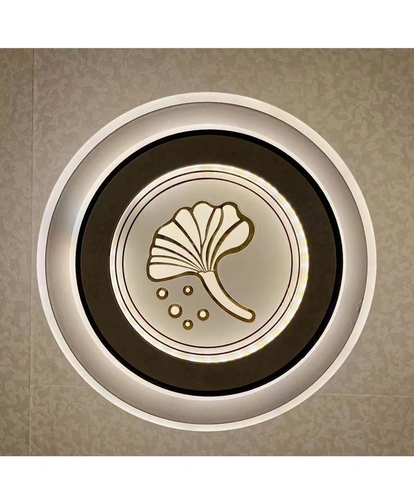 Square Center Flower wall Light for Living Room 2457 - black, white
