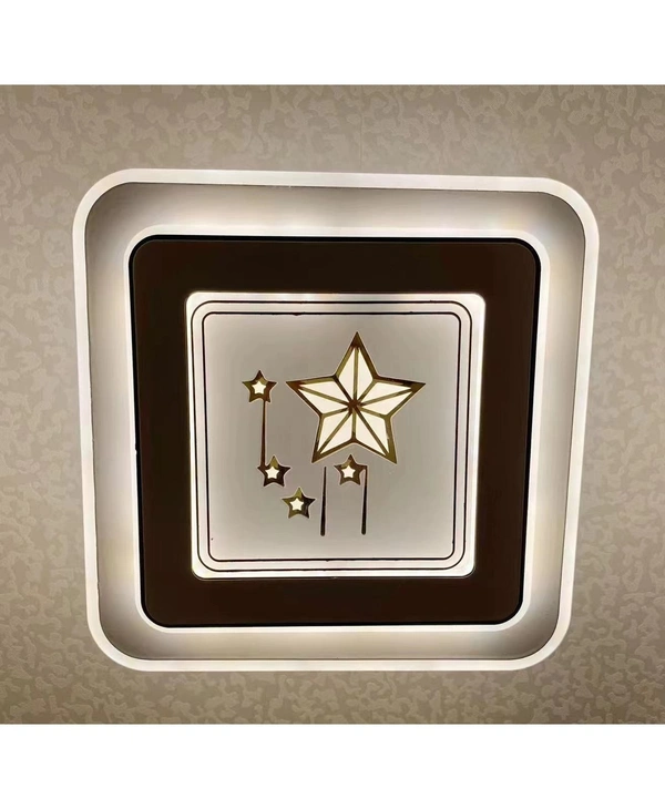 Square Center Flower wall Light for Living Room 2363 - black, white
