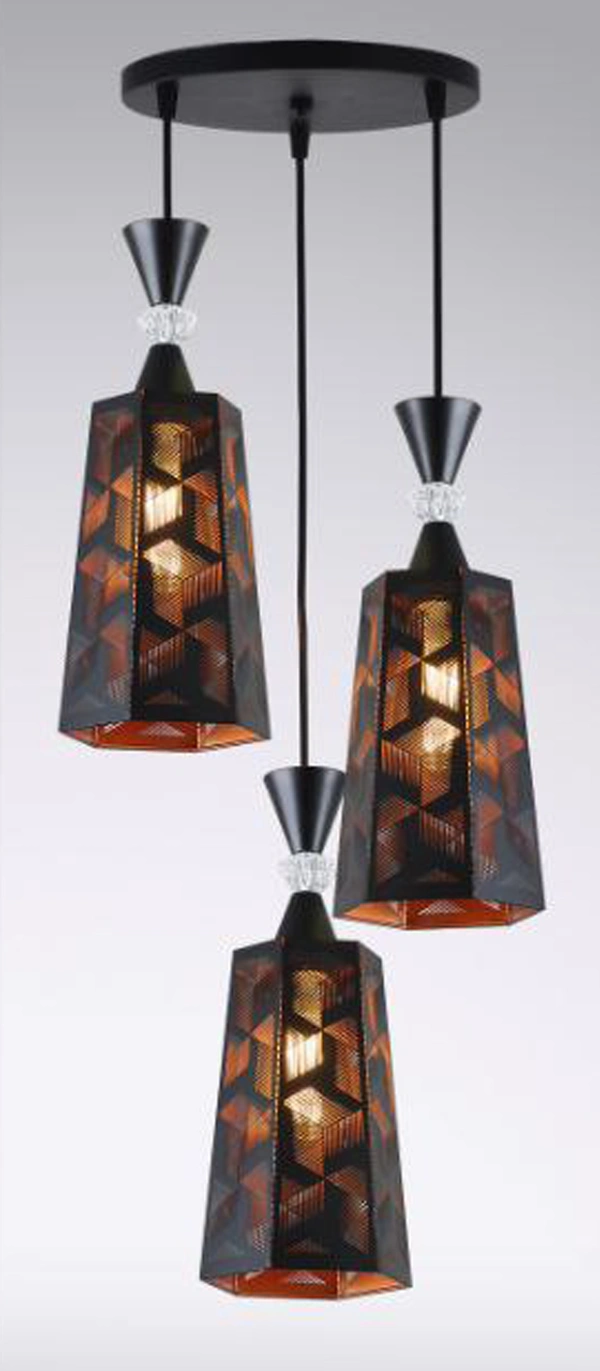 Delamps Hanging Lights, Pendant Lamps, Bedroom Hanging Lamps and Living Room Lights  - Black