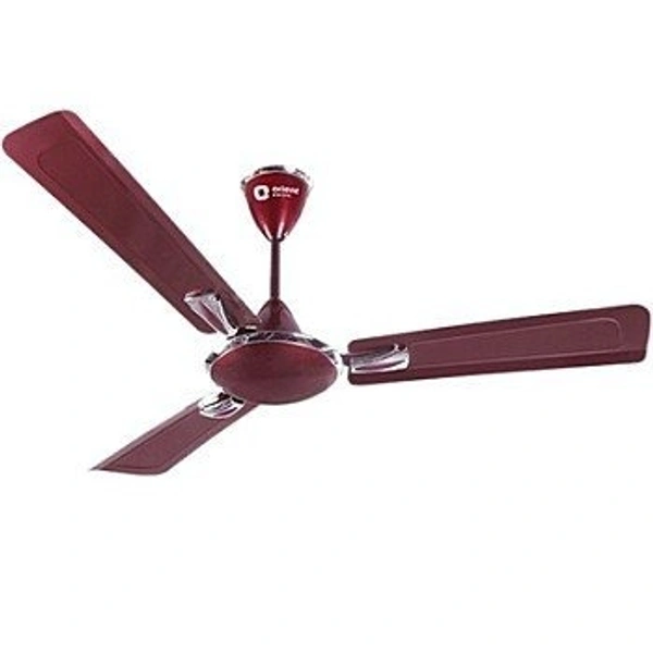 Orient Decorative Gratia Shine HS   1 Star Ceiling Fan - 900mm, Burgundy Silver