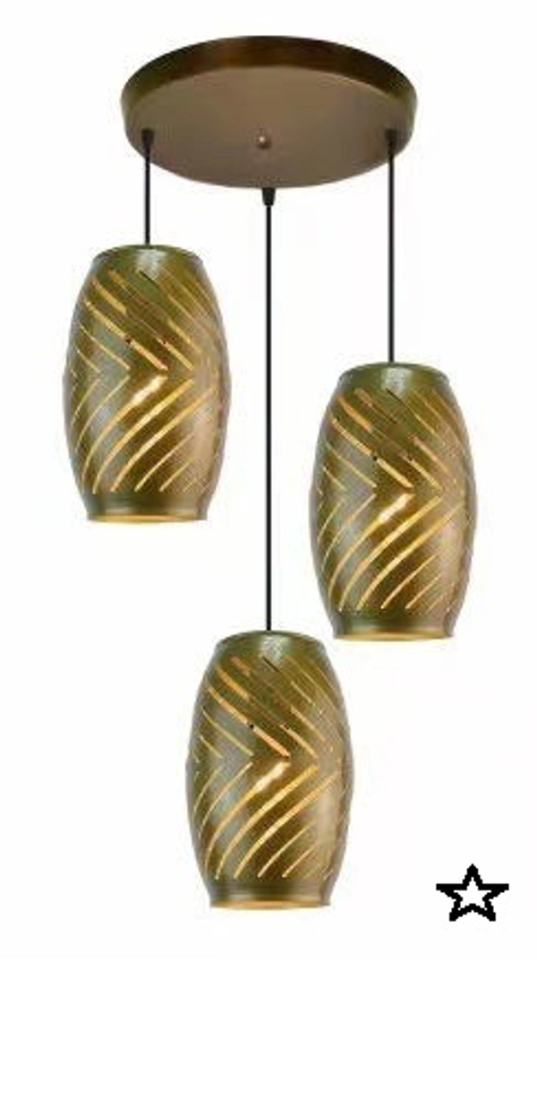 Elk Lighting 31133/3PLN Formations Three Light Pendant, Satin Nickel