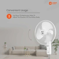 Orient Electric Stand- 37  400 mm Pedestal Fan BY ORIENT - 400mm, signal white