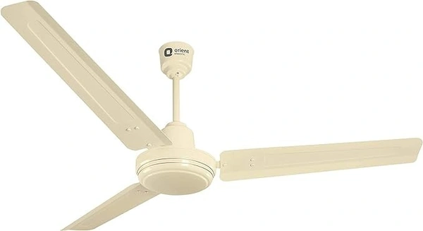 Orient Electric New Breeze 1200mm Decorative ceiling fan | Ribbed Blades and durable copper motor - 1200 mm, Ivory