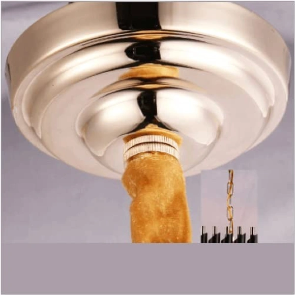 delamps Light Black Golden Oval Chandelier (800mm x 300mm)