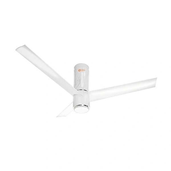 Orient Electric 1200 mm Aeroslim BLDC Ceiling Fan with Underlight, IoT & Remote | Smart Ceiling Fan works with Alexa & Google Home | BEE 5-star Rated Fan | 3-year warranty by Orient | Marble White - 1200 mm, Marble white