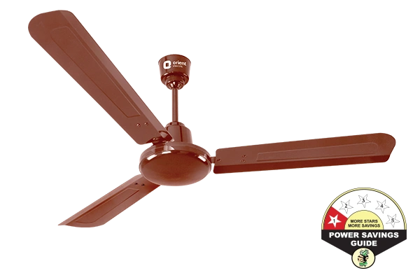 Orient Electric Energy Star 1200mm Ceiling Fan - 1200 mm, Brown