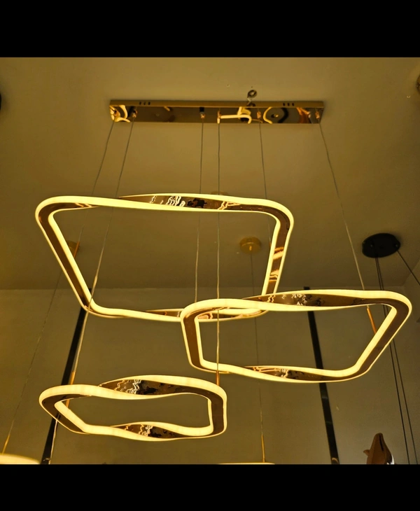 Aluminium Chandelier(White) - 600mm by delamps
