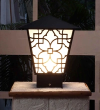 delamps Waterproof Gate Light for home Gate | Front Main Gate, Exterior, Entrence Home, Hotels, Garden, Pillar, Pole, Even a Foyer or entryway Bulb Included - Set of 1