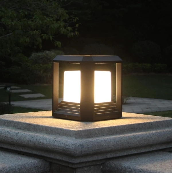 DELAMPS Waterproof Gate Light Lamp for-Home Gate, Mian Gate, Pillar, Pole, Pathway, Entrances, Mega Pillar, Pool Side, Gardern, Park, Terrace, Entryway, Outdoor Light Lamp