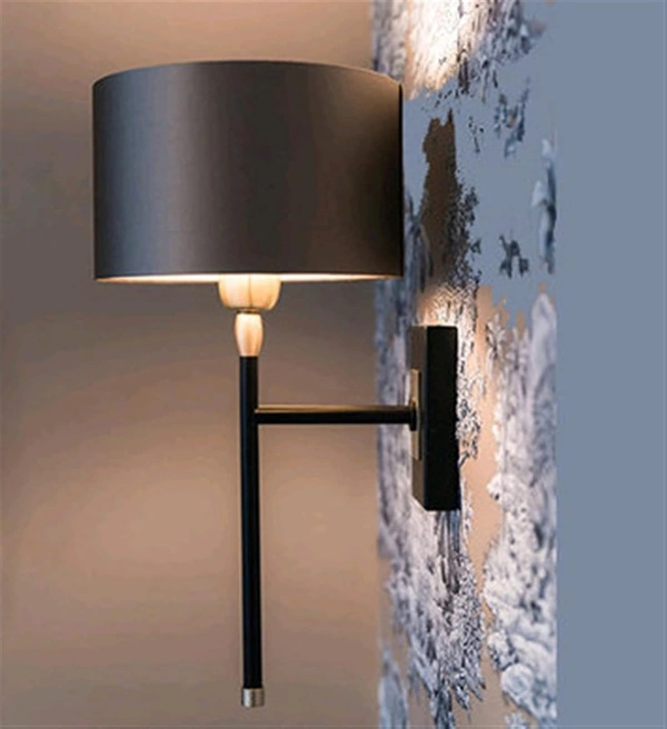 Modern Wall Sconce, Wall Sconces, Post-Modern Wall Mount LED Metal Base Wall Sconce Cylindrical Lampshade Compatible with Bedroom Bedside Study 