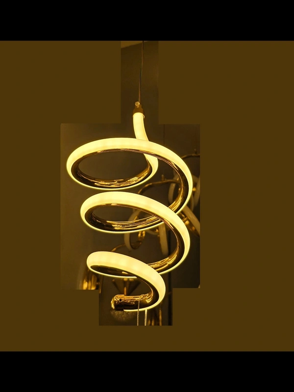  LED Pendant Light Pendant Ceiling Lamp Spiral Large 60 x 100 cm Chandelier Espira 50 W Neutral White