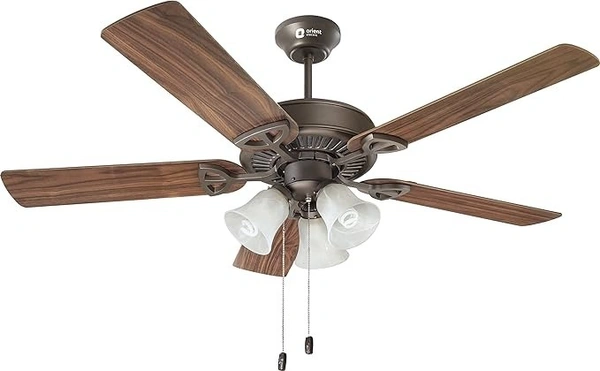 Orient Electric Woodwind 1300 mm Anti Dust 5 Blade Ceiling Fan  (Metallic Bronze, Pack of 1) - 1300 mm, Metallic Bronze