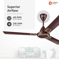 Orient Electric 1200 mm Falcon Deco Ceiling Fan - 1200 mm, brown