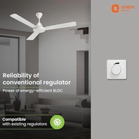 Orient Electric’s 1200 mm Hector 500 | BLDC fan with regulator compatibility | Saves up to 50% on electricity bills | 3-year warranty | White, pack 1 - 1200 mm, white