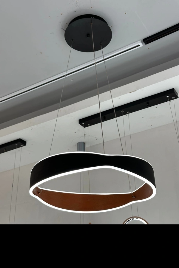 DELAMPS Tulsi Light, Office Led Pendant Hanging Lamp with Hanging Cit, Warm White (1 PCS Light)