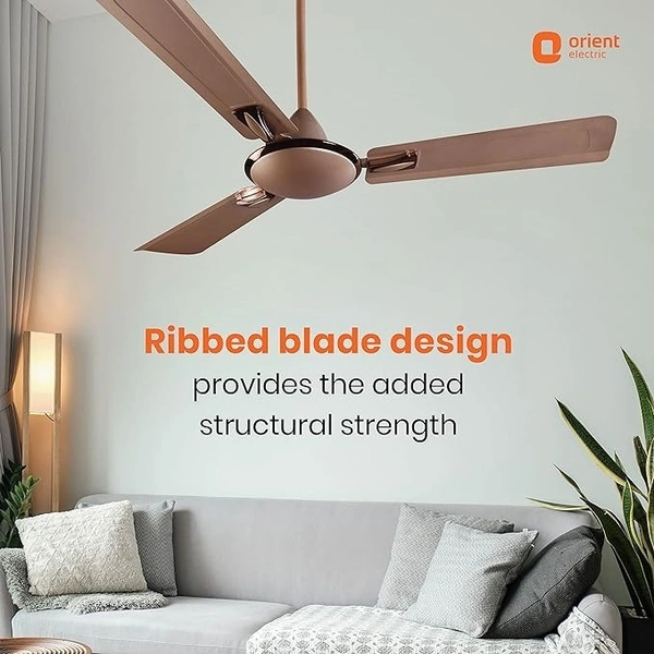 Orient Decorative Gratia Shine HS   1 Star Ceiling Fan - 900mm, Topaz Gold-Metallic Copper