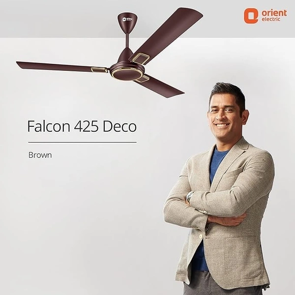 Orient Electric 1200 mm Falcon Deco Ceiling Fan - 1200 mm, brown